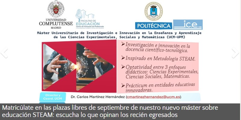 Conoce el Máster del Departamento